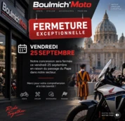 fermeture exceptionnelle